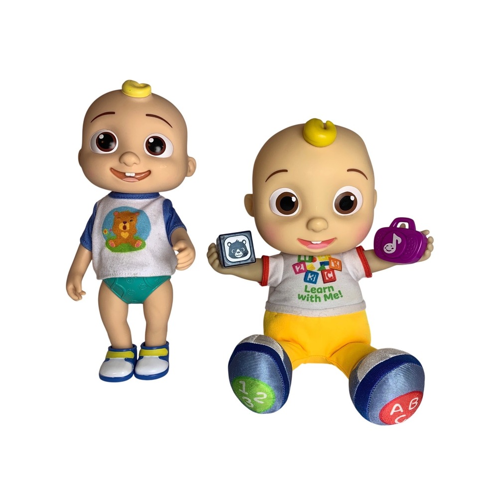 Cocomelon JJ‎ Doll Bundle Learn with Me Interactive Plush & JJ Dress with Me